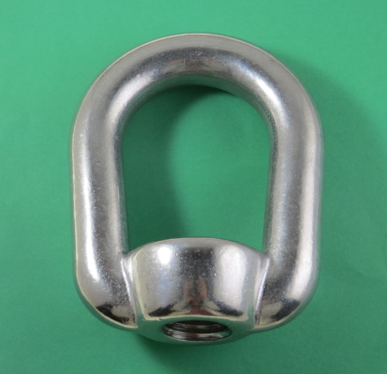 Stainless Steel 316 Type 804 US Shape Lifting Eye Nut 1/2" UNC Marine Grade