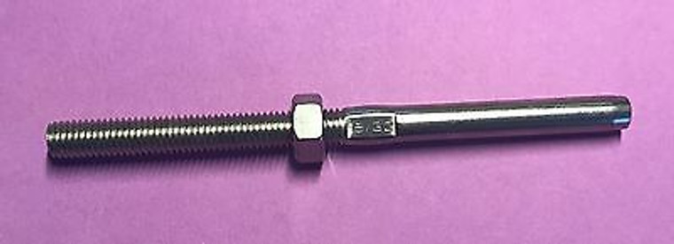 Stainless Steel 316 Swage Stud M8 Threaded Terminal Marine Grade for 5/32" Wire