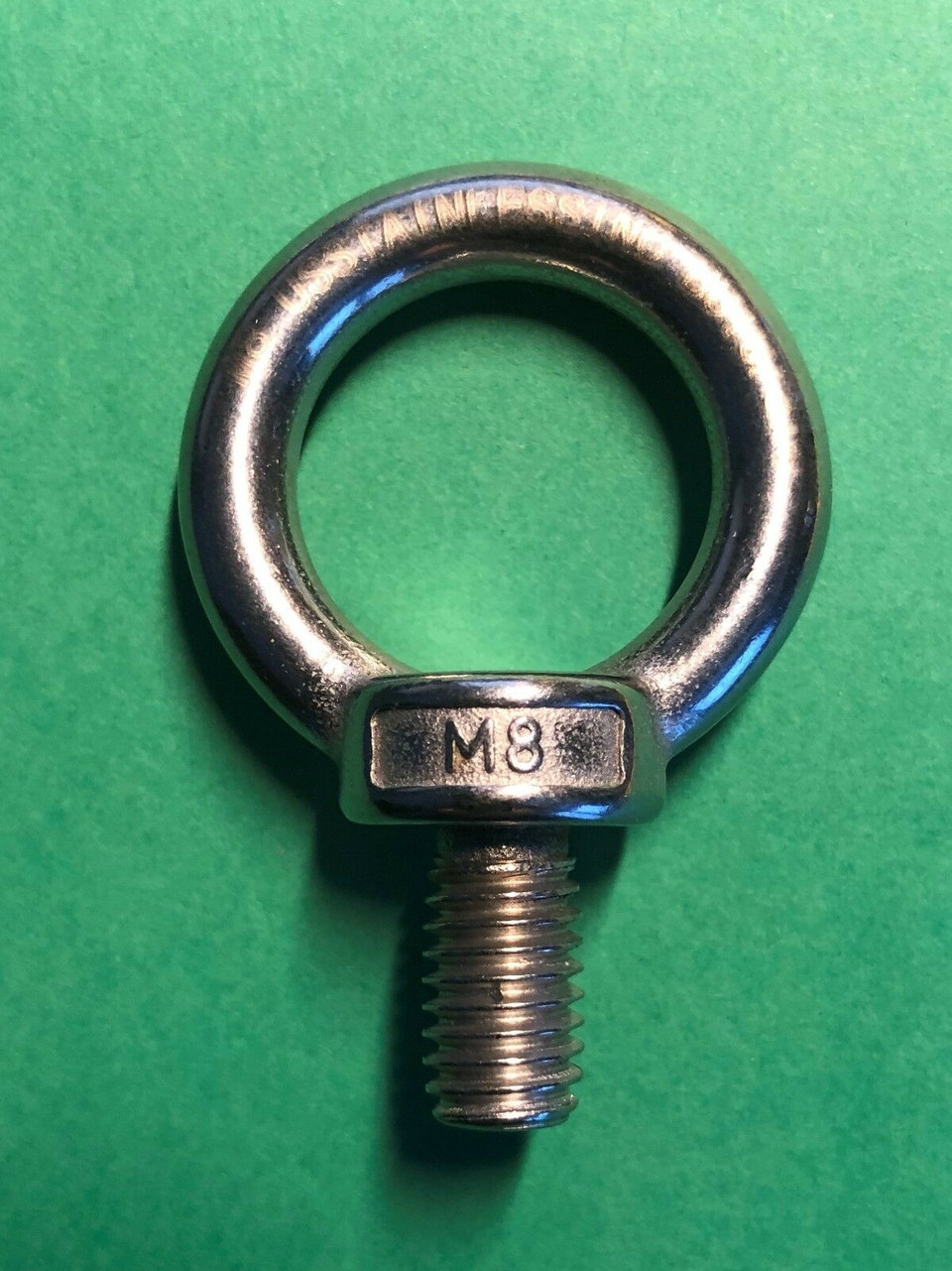 Stainless Steel 316 M8 Lifting Eye Bolt 8mm Marine Grade US Stainless