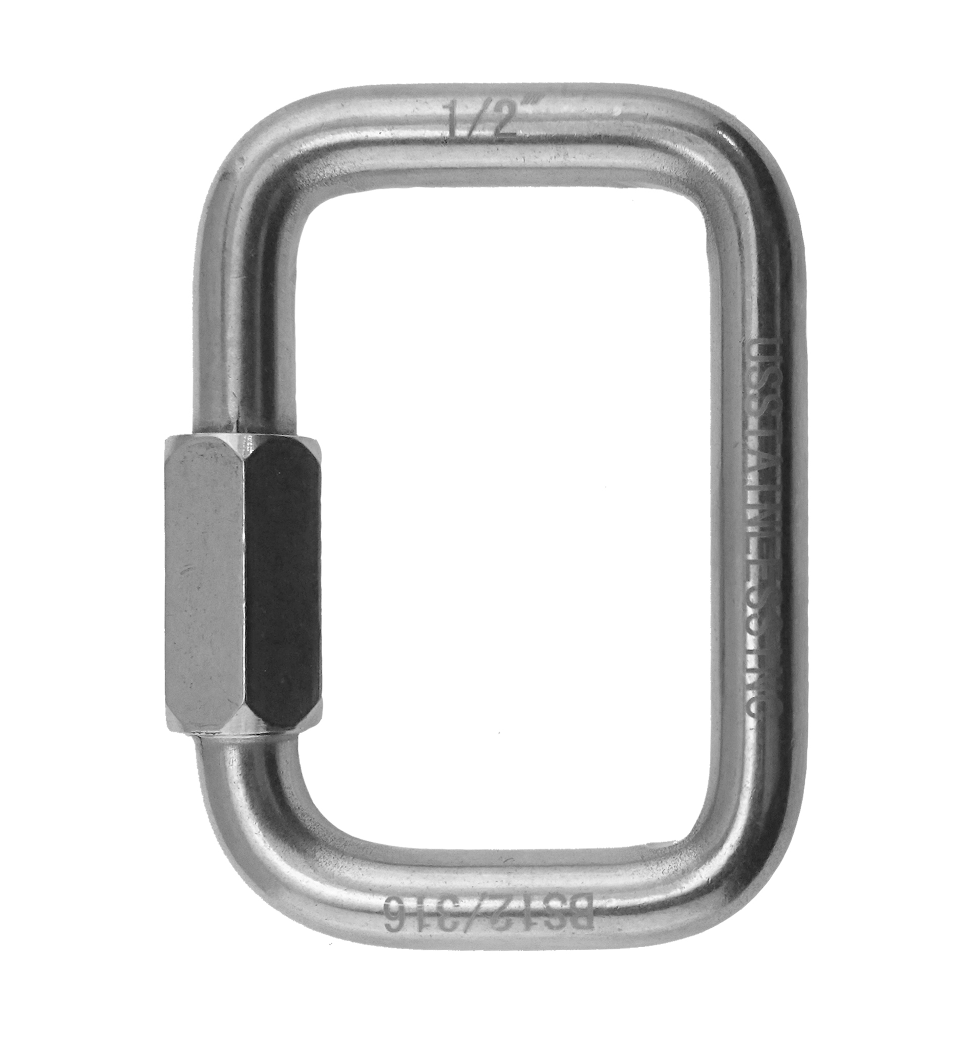 Stainless Steel 316 1 x 3 1/8 Bolt Snap Square Swivel End Marine