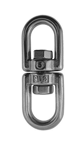 Stainless Steel 316 Anchor Swivel Eye And Jaw 10mm Or 3/8" Marine Grade