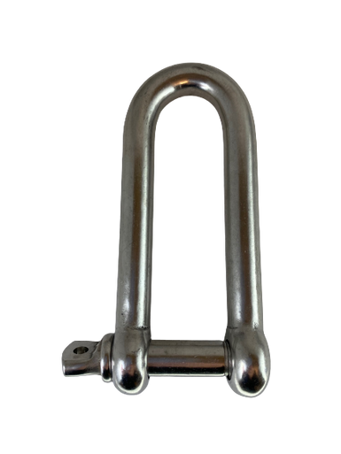 Stainless Steel 316 Long D Shackle 5/8