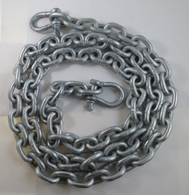US Stainless 316 Stainless Steel Windlass 1/2" ISO G4 Anchor Chain By The Foot E