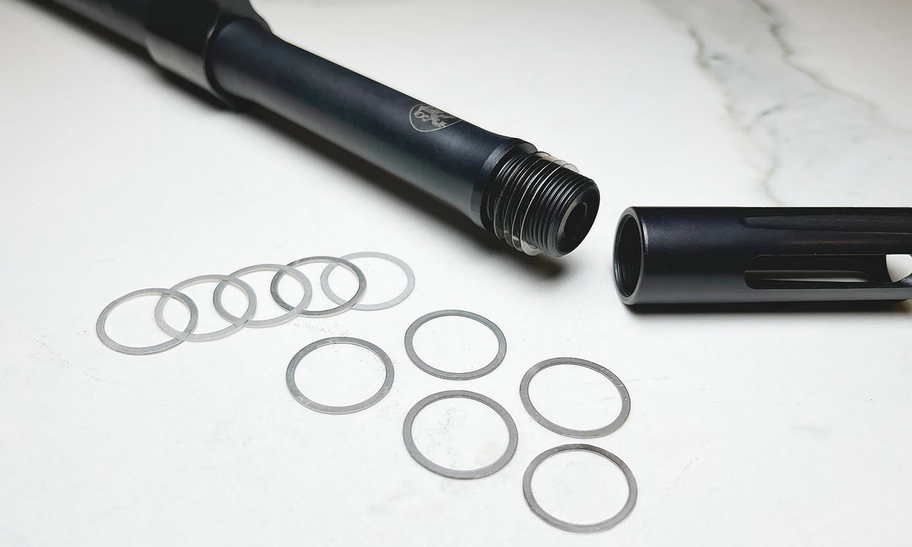 AR15 UltraSlim muzzle device brake four-port 4-port 6.5 Grendel