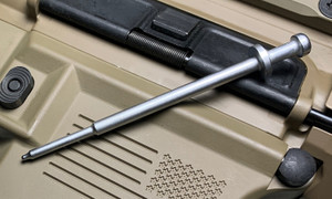 AR15 chromed firing pin on AR15 receiver