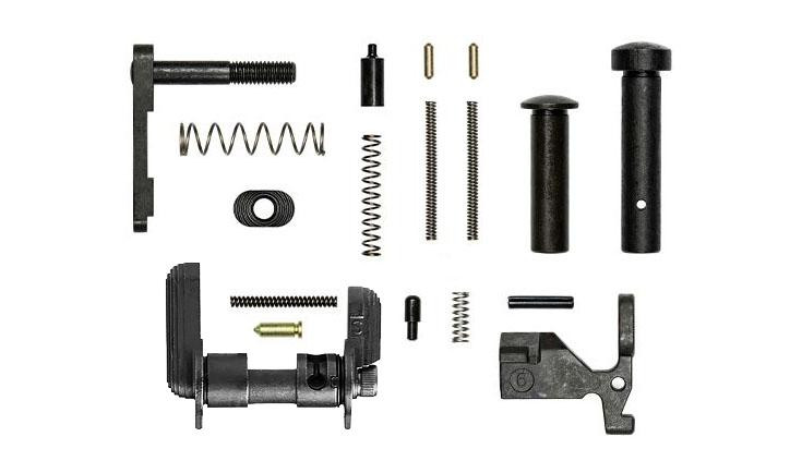 REXUS brand lower parts kit with ambidextrous selector with long and short levers