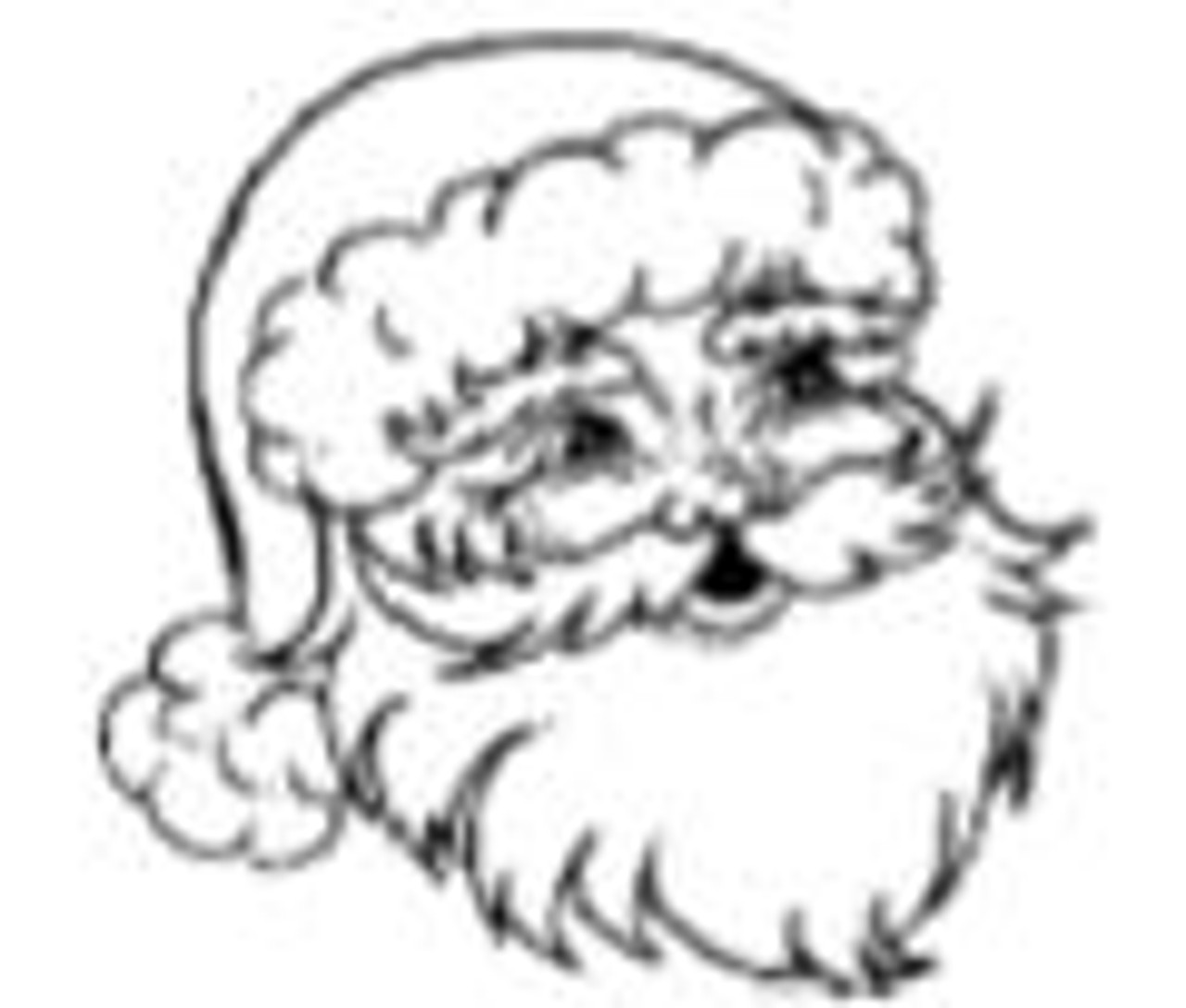 Santa Face Embroidery Design | EmbroideryDesigns.com