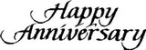 Happy Anniversary - Cling Mount