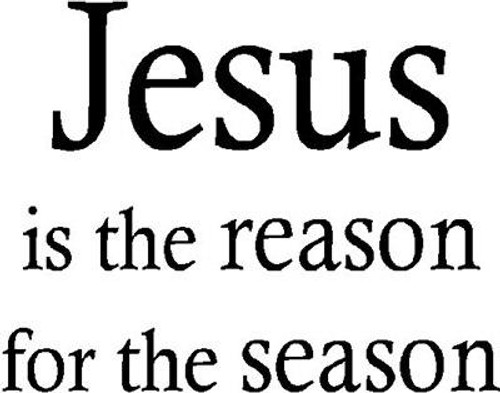 Jesus Is The Reason - Cling Mount
