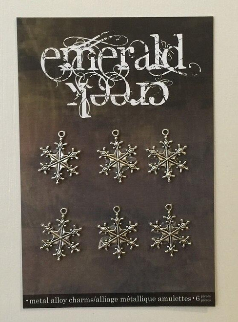 Victorian Snowflake Charm 6/pkg Victorian Snowflake Charm 6/pkg
