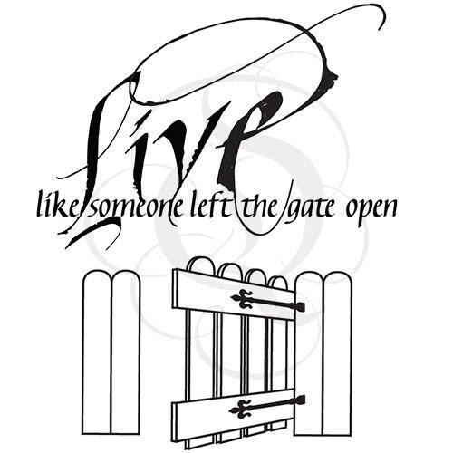 Quietfire Live Like Someone Left the Gate Open - Set of 2 Quietfire Live Like Someone Left the Gate Open - Set of 2
