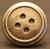 Metal Brad - 4Hole Button 12/pkg - MIXED 6 Antique Silver, 6 Antique Copper
