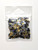 Silver, Gold and Black Pearls Sequins