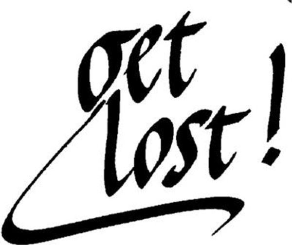 Get Lost - Cling Mount