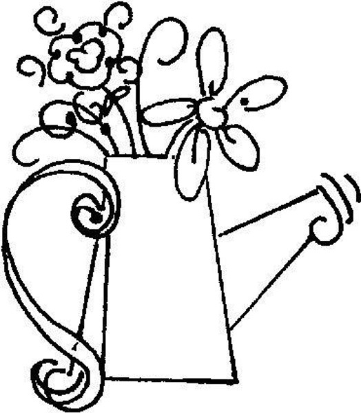 Emerald Creek Flower Pot unframed - Cling Mount