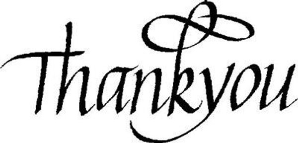 Emerald Creek Thank You