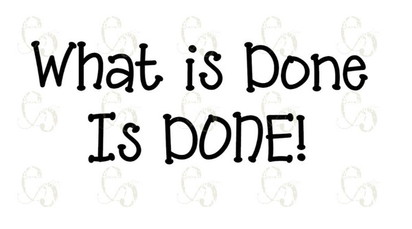 Pam Bray Designs What is Done - Pam Bray 2020