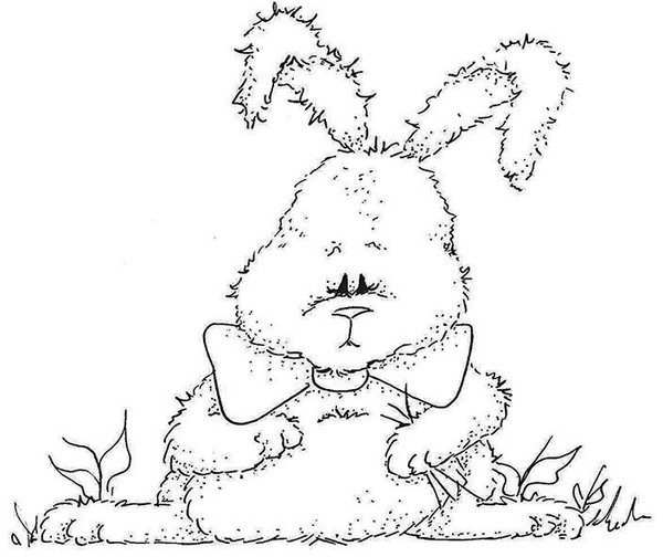 Spring Rabbit - Rabbit by Cindy Ohama