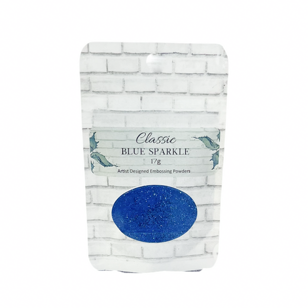 Blue Sparkle Embossing Powder
