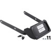 Cycle Visions Black Curved License Plate Mount w/ LED Lights - fits '12-'17 Harley FLS Model (see desc.)