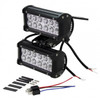 TC Bros. Scrambler LED Headlight Kit for Harley Davidson - Dual