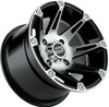 Moose Offroad - 02300440 - Wheel - 387X - Front - Machined Black - 12x7 - 4/136 - 4+3
