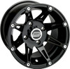 Moose Offroad - 02300448 - Wheel - 387X - Front - Black - 12x7 - 4/136 - 4+3