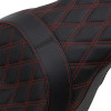 Drag Specialties Predator Two-Up Seats W/ Forward Positioning fits '08-'25 Harley Touring Models