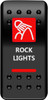 Moose Offroad - 21060454 - Rocker Switch - Rock Lights - Red