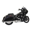 Bassani Exhaust - Road Rage 2-Into-1 Exhaust fits '17-'24 M8 Touring Models (Except '23-'24 FLHXSE/​FLTRXSE)