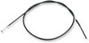 Parts Unlimited - K282130 - Black Vinyl Brake Cable - Rear - Honda