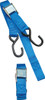Parts Unlimited - TD00200 - Heavy-Duty Cam Buckle Tie-Downs - 1-1/2" x 6' - Blue