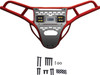 Ravek - 05301702 - Front Bumper/Skid Plate with Amber Lights - Red - RZR XP 1000