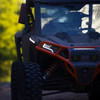 Ravek - 05301702 - Front Bumper/Skid Plate with Amber Lights - Red - RZR XP 1000