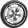 Arlen Ness - Harley Touring 14" Perimeter Spoke Mount Front Big Brake Jagged Floating Rotor Kit