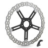Arlen Ness - Harley M8 Softail 15" Center Hub Mount Big Brake Jagged Floating Rotor Kit (Left Side)