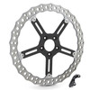 Arlen Ness - Harley Softail/Dyna 15" Center Hub Mount Front Big Brake Jagged Floating Rotor Kit (See Desc.)