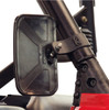 Seizmik - 06401101 - Mirror - Basic - Side View - Rectangle - Black - Polaris Pro Fit/Can Am Profiled ROPS