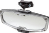 Seizmik - 06401454 - Mirror - Halo R - Rear View w/LED Cabin Light - Rectangle - Black w/Silver Bezel