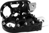  Flo Motorsports - Black Moto Style Rider Footpegs fits M8 Softail & Pan America Models 