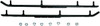 Stud Boy - 2082 - Switch Back Carbide Wear Bar - 6" - 60°