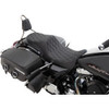 Drag Specialties - Predator III 2-Up Seats fits '08-'25 Touring Models (Except '23 FLHXSE/​FLTRXSE), 30 1/2” L Overall (15” L X 12” W Front) (11” L X 8” W Rear)