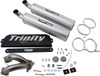 Trinity Racing - 18310974 - Stage 5 Slip-On Mufflers - Brushed