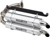 Trinity Racing - 18310964 - Stage 5 Slip-On Dual Muffler - Brushed Aluminum