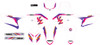 D'Cor Visuals - 20-50-337 - Graphic Kit - '93 YZ Retro - YZ 450 F '23-'24