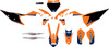 D'Cor Visuals - 20-30-223 - Graphic Kit - KTM Racing - KTM '18-'22