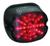 Motorcycle Supply Co. - Low-Pro LED Taillight - fits '99 & Up Harley Models - Smoked