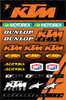 D'Cor Visuals - 40-30-102 - Decal Sheet - KTM Racing
