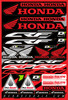 D'Cor Visuals - 40-10-100 - Decal Sheet - Honda CRF