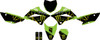 D'Cor Visuals - 20-20-130 - Graphic Kit - Monster Energy Slash - Kawasaki - KLX 110